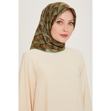 Armine Klasik Desenli Sura Saf İpek Eşarp 9204d 04 Çok Renkli