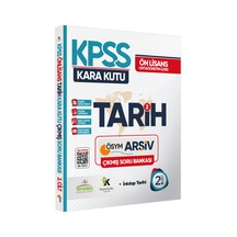 KPSS Önlisans-Ortaöğretim Tarih Kara Kutu 2.Cilt Çıkmış Soru Bankası Konu Özetli Dijital Çözümlü