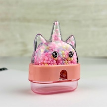 Sevimli Unicorn Boncuklu Mikro Kırtasiye Hazneli Kalemtıraş Okul Ve Kırtasiye Alışverişi