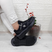 Kinetix Cıntıa Siyah-siyah Fuspetli Hafif Günlük Spor Ayakkabı Siyah