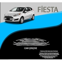 Ford Fiesta Krom Cam Çerçevesi 2021 Model