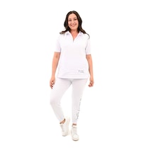 Kadın Kapüşonlu Büyük Beden Eşofman Takımı 3759-23 001