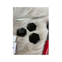 Siyah Altıgen Sanatsal Mozaik 48x48mm 100gr