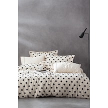 Ecocotton İmre Siyah Çift Kişilik %100 Organik Pamuk Müslin Nevresim Takımı