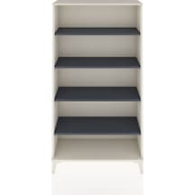 Arges Dolap 4 Raflı 88x30x163 Aytaşı-antrasit Aytaşı