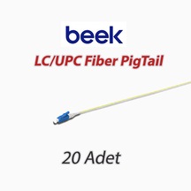 Beek Lc/upc Fiber Pigtail, 20 Adet 1 Metre - 9/125 Μ, Singlemode, 0.9mm Simplex, Os2, Lszh