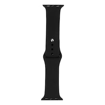 Watch 38mm Band Serisi Klasik Kordon Silikon Strap Kayış-siyah