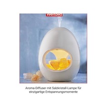 Doğal Tuz Lambalı Aroma Terapi Difüzörü, Uzun Süreli Çalışma Ve Rahatlatıcı Spa Etkisi