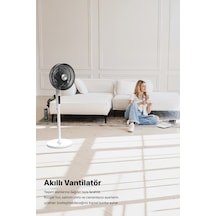 Xenon Smart Akıllı Vantilatör 60w Kumandalı 3 Kademeli Wi-fi Mobil Uygulama İle Kontrol 70 Ayaklı Fan X7430