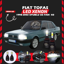 Fiat Tofaş Sis Farı Uyumlu Şimşek Etkili Led Xenon Light Series H3