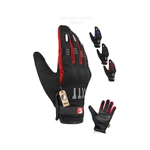 Motiva Madbike 2025 Softshell Motosiklet Eldiveni Kırmızı