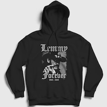 Presmono Unisex Forever Motörhead Lemmy Kilmister Kapüşonlu Sweatshirt Siyah