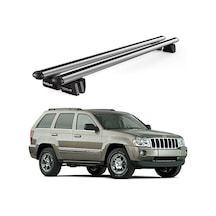 Pençe Jeep Grand Cherokee Limited 2005-2010 Uyumlu Gri Ara Atkı 135cm Port Bagaj Tavan Barı