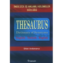 Ingilizce Eş Anlamlı Kelimeler Sözlüğü-Thesaurus