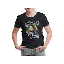 Lord Tshirt Bob Marley - King Of Music Siyah Çocuk Tshirt