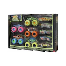 Hcb57 Monster Trucks Karanlıkta Parlayan Araçlar, Hot Wheels Monster Trucks - Mattel Diğer