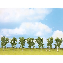 Noch 25096 Huş Ağaçları, 10 Cm. 7 Adet, Diorama Malzemesi-59356