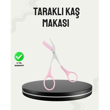Mini Taraklı Kaş Düzeltici Hassas Şekillendirme Ve Taşınabilir Tasarım Pembe