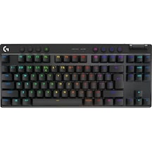 G Pro X Tkl Lıghtspeed Kablosuz Oyun Klavyesi, Ultra Portatif Sayısal Tuş Takımsız Tasarım, Lıghtsync Rgb, Pbt Tuş Başlıkları, Tıklamalı Anahtarlar Gx Brown , Ingilizce Q Klavye, Siyah