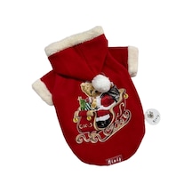 Miniş Sledge Teddy Küçük Orta Irk Köpek Yılbaşı Sweatshirt