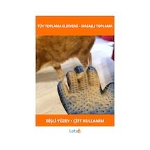 Tüy Toplama Eldiveni Masaj Etkili Pratik Kullanım 1 Adet
