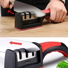 Profesyonel Bıçak Bileyici 3 Açılı Elmas Seramik Çelik Gövdeli El Bıçakları Bileme Tdrtr