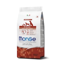 Monge All Breeds Puppy Tüm Irklar İçin Kuzulu Pirinçli Yavru Köpek Maması 2,5 Kg