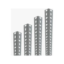 12 Adet 250 Cm Galvaniz Çelik Raf Profil - 1,50 Mm Gri