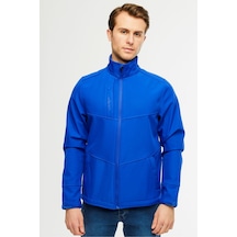 Uniprom Softshell Mont Içi Polarlı Su Ve Rüzgar Geçirmez Pro Model Mavi Erkek Mavi
