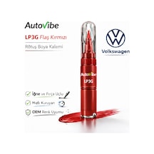 Lp3g Flaş Kırmızı Rötuş Boya Kalemi Volkswagen Audi Skoda Seat Çizik Giderici Oem