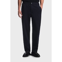 Emporio Armani Pamuk Karışımlı Normal Bel Düz Paça Jarse Pantolon Erkek Pantolon Em001611 Af27883 Ub118 Lacivert