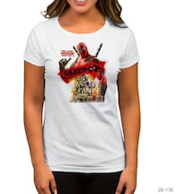 Deadpool This Is What Awesome Beyaz Kadın Tişört