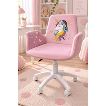 Unicorn Kids Çalışma Koltuğu Pembe