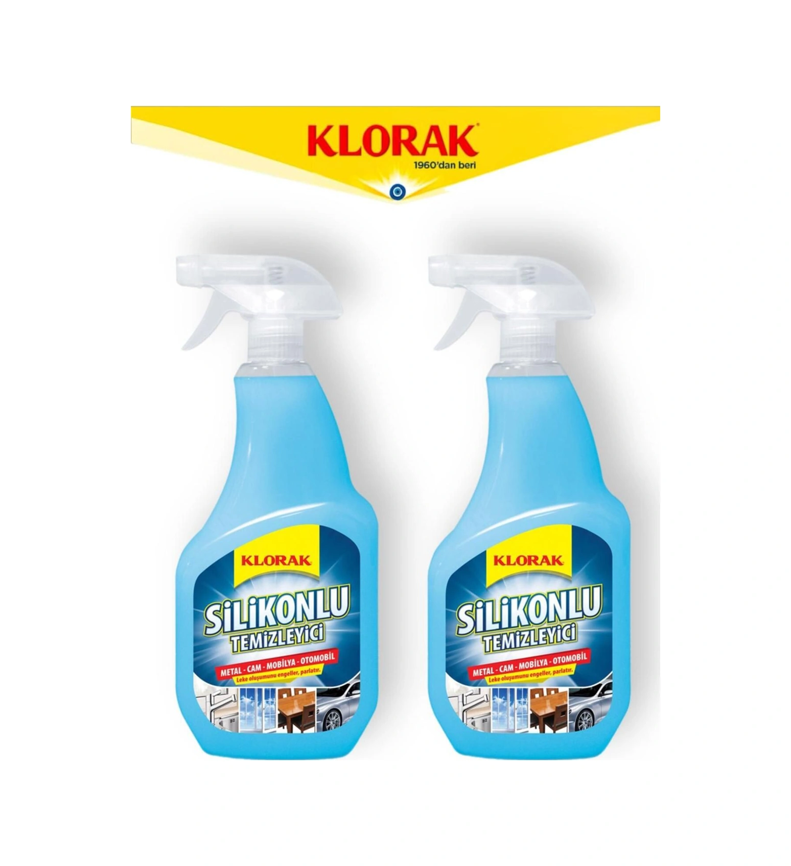 Silikonlu Temizleyici 800 Ml 2 Adet 2'li