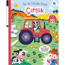 Yaz-sil Etkinlik Kitabı - Çiftlik Kalemli - Huvj-878440