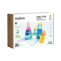 Mideer Yaratıcı Manyetik İnşaat Blokları 20 Parça Md1420