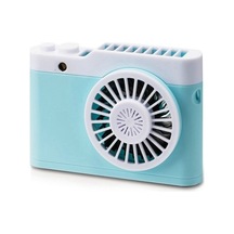 Taşınabilir Mini Usb Şarj Kamera Fan Asılı Boyun Küçük Fan 4280 Mavi Yok Boyun Buharsız 100 Adetten Az