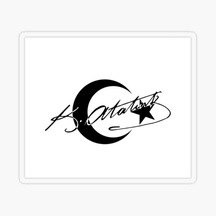 Ay Yıldız Ve Atatürk Sticker Yapıştırması 17 Cm
