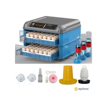 Tam Otomatik 128 Yumurta Kapasiteli Kuluçka Makinesi - Civciv Kaz Hindi Ördek Yetiştiriciliği Wifi K