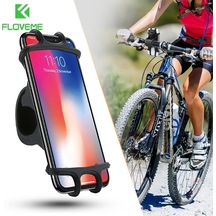 Floveme Universal Silikon Bisiklet Motosiklet Telefon Tutucu- 5775 Renk: Siyah