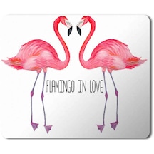Flamingo Aşk Love Baskılı Mousepad Mouse Pad