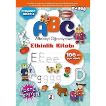 ABC Alfabeyi Öğreniyorum Etkinlik Kitabı 5+ Yaş- Misket Kitap