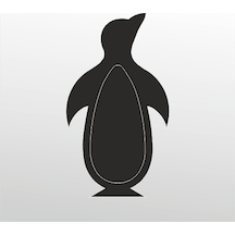 Folyo Sticker Penguen 200cm Uzunluk Siyah