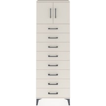 Arges Dolap 2 Raflı 8 Çekmeceli 2 Kapaklı 60x30x182 Aytaşı-ay... Aytaşı