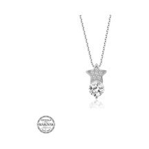 Swarovski Taşlı Gümüş Yıldız Tektaş Kadın Kolye (551181113)