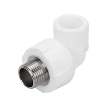 25 Mm Pp Dış Dişli Dirsek 3/4