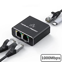 4925 Rj45 Ethernet Switch Splitter Gigabit 1000mbps 2 Port Çevirici Çoklayıcı Router