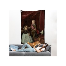 Diego Velázquez - Prens Balthasar Charles Cüceyle Birlikte Duvar Örtüsü-7282