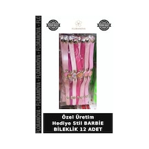 Özel Üretim Hediye Stil Barbie Bileklik 12 Adet Çocuk