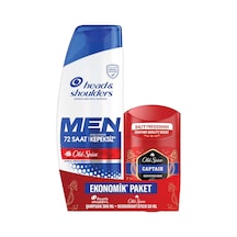Head & Shoulders Men Ultra Şampuan 300 Ml + Old Spice Captain Stick 50 Ml 3 Adet